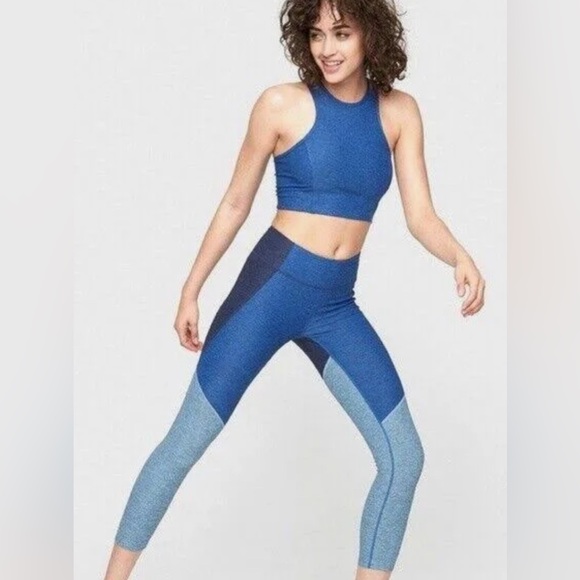 Outdoor Voices Pants - Outdoor Voices Tri-Tone 7/8 Leggings